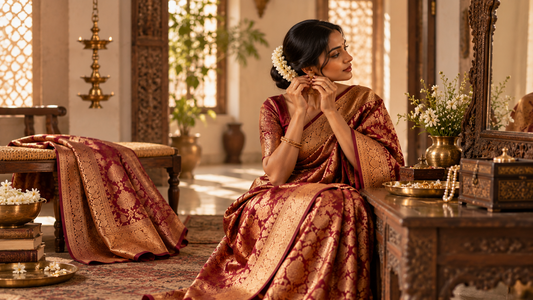 How to Style a Heritage Saree